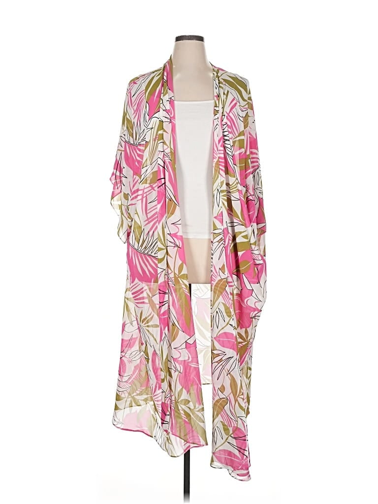 Pre-owned Assorted Brands Kimono In Pink