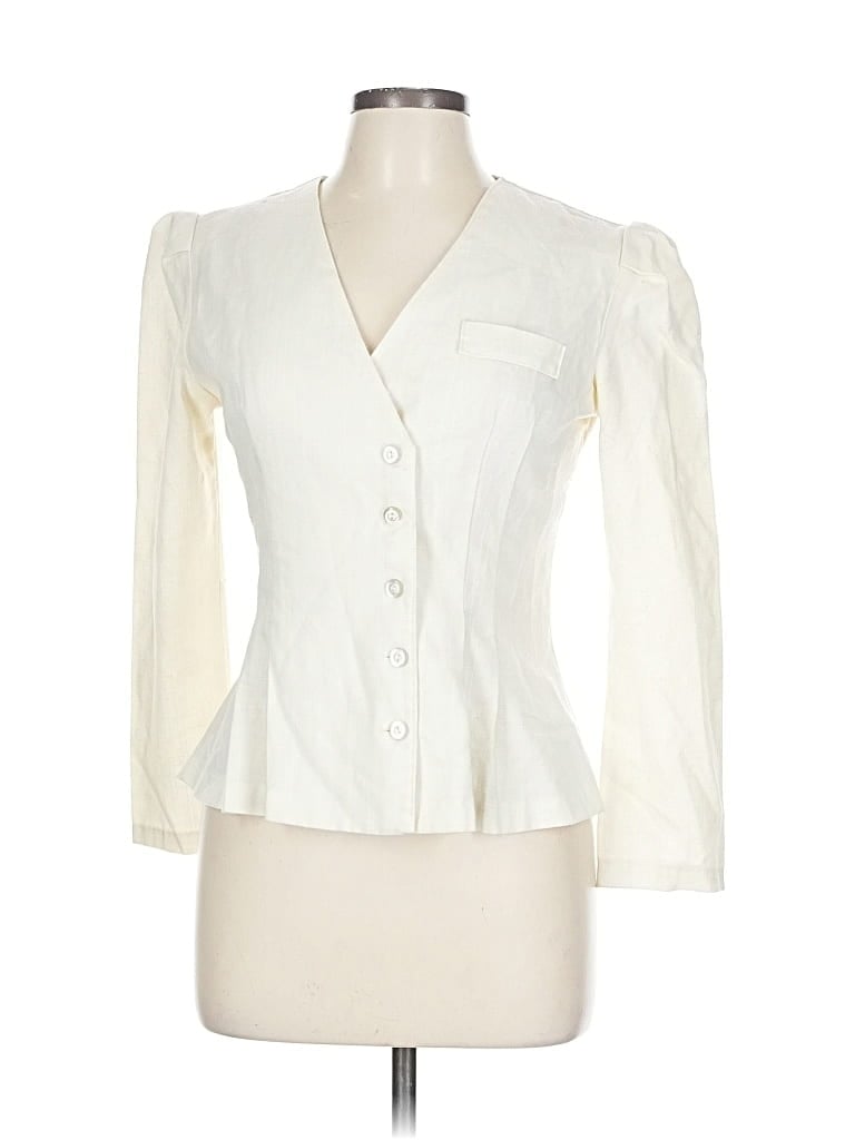 Pre-owned Assorted Brands Blazer Jacket In White