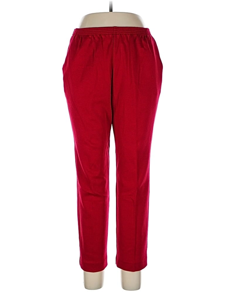 Pre-owned Alfred Dunner Casual Pants In Red