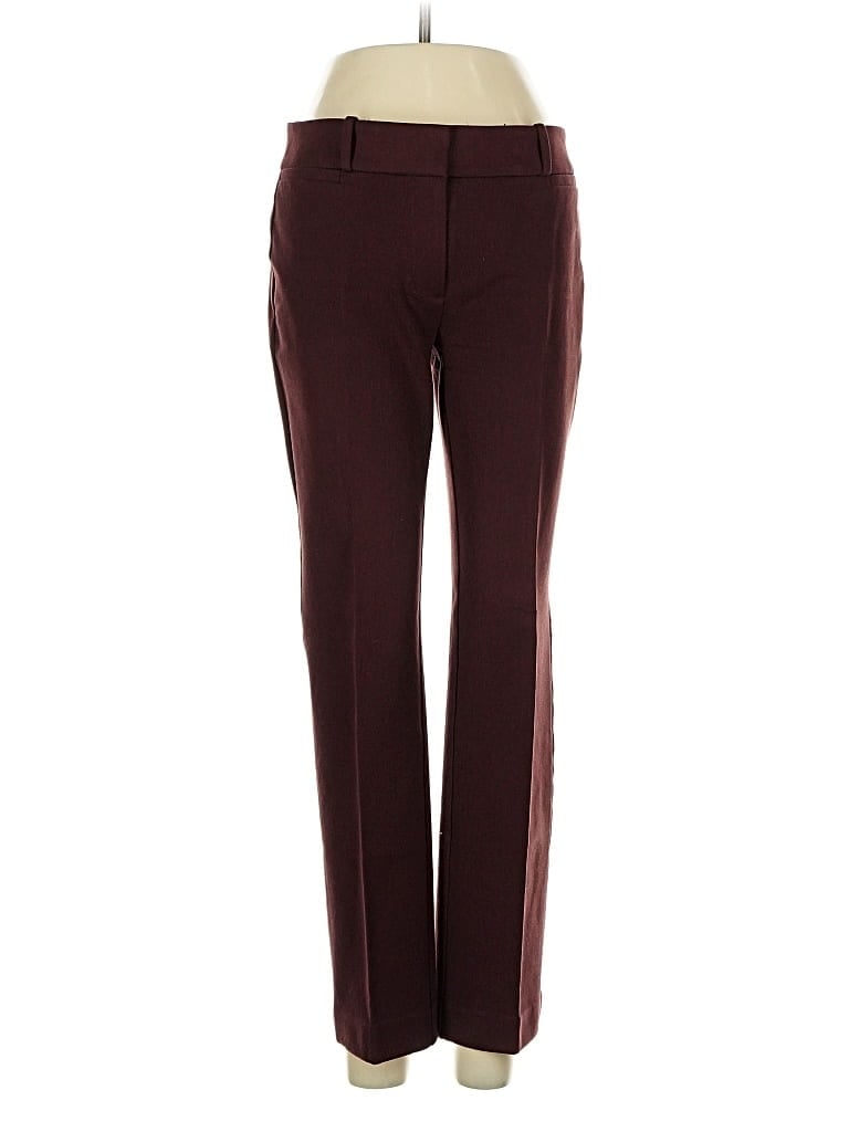 Pre-owned Ann Taylor Loft Casual Pants In Burgundy