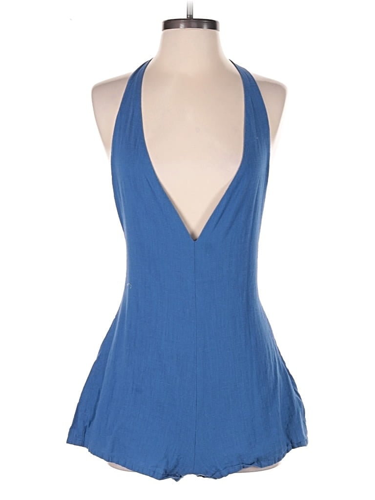 Pre-owned Superdown Romper In Blue