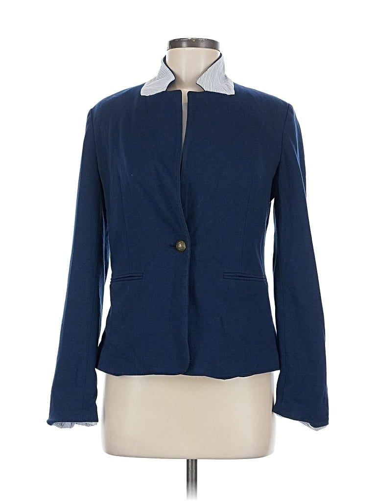 Pre-owned Forever 21 Blazer Jacket In Blue