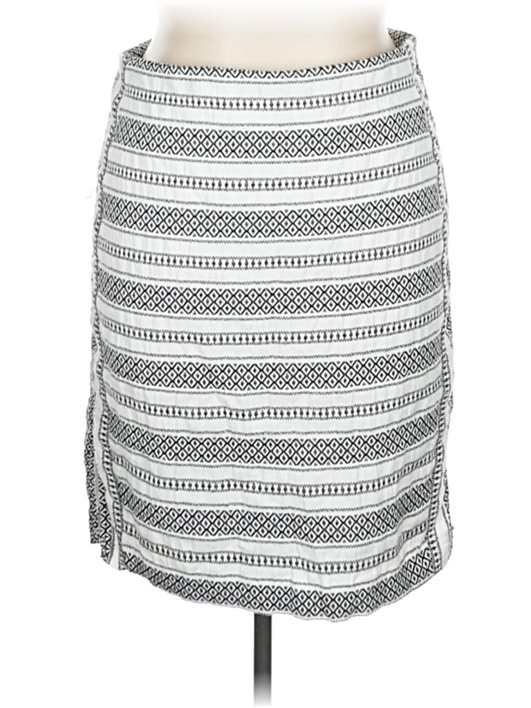 Pre-owned Ann Taylor Loft Outlet Casual Skirt In Gray