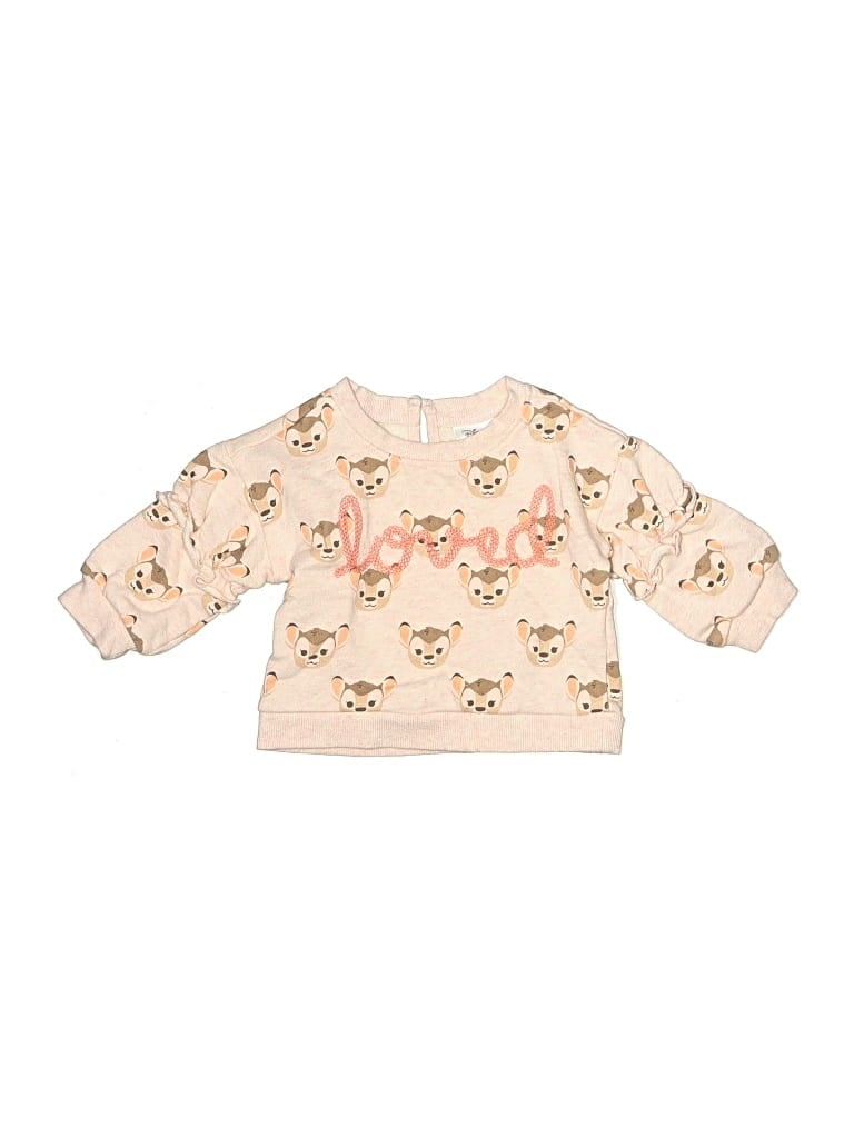 Pre-owned Disney Baby Kids' Pullover Sweater In Gold