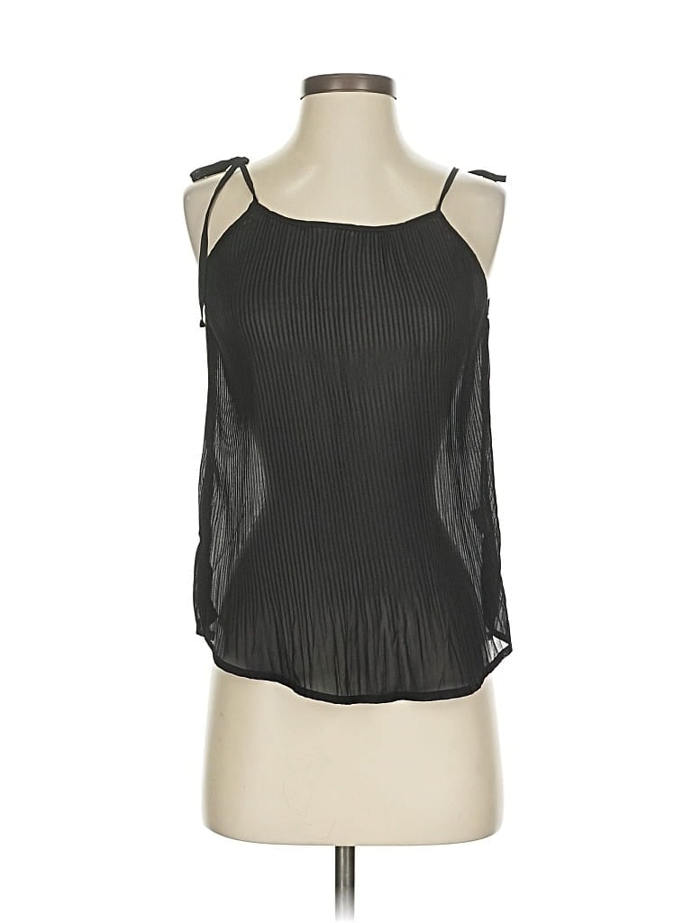 Pre-owned Assorted Brands Sleeveless Blouse In Black