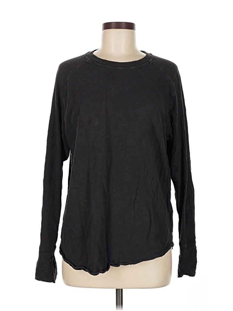 Pre-owned Zella Long Sleeve T-shirt In Black