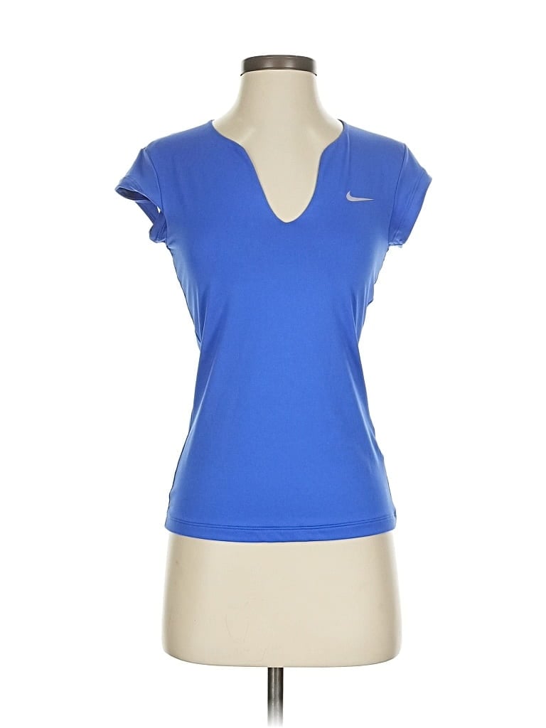 Pre-owned Nike Active T-shirt In Blue