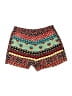 BCBGMAXAZRIA 100% Polyester Print Red Shorts Size S - photo 2