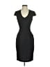 H&M 100% Polyester Solid Black Cocktail Dress Size 4 - photo 1