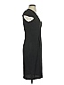 H&M 100% Polyester Solid Black Cocktail Dress Size 4 - photo 4