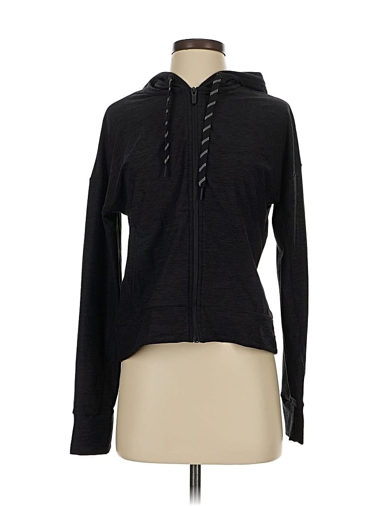 Pre-owned Flx Zip Up Hoodie In Black