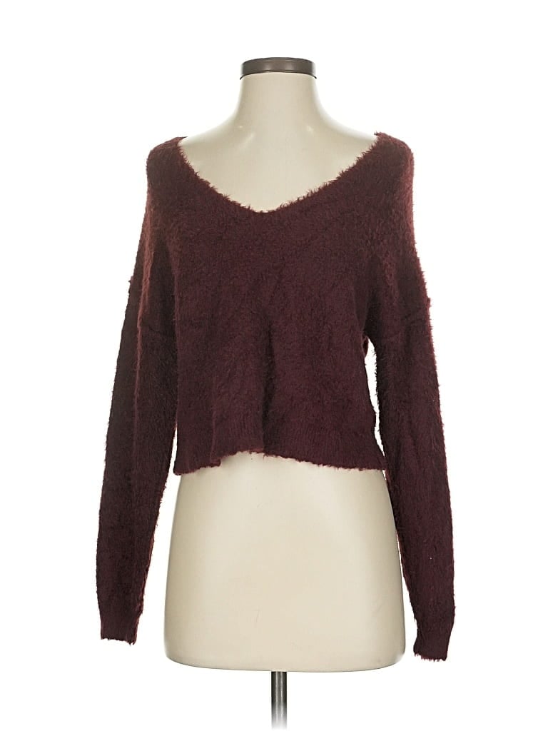 Pre-owned Free People Pullover Sweater In Brown