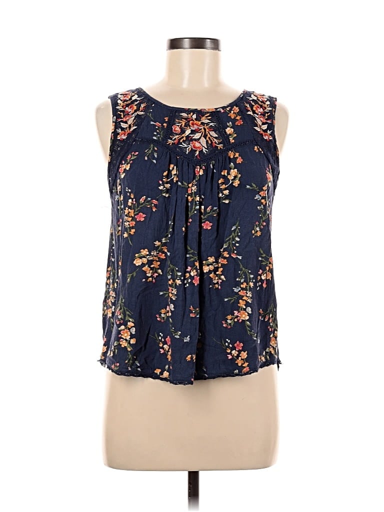 Pre-owned Mason & Belle Sleeveless Blouse In Blue