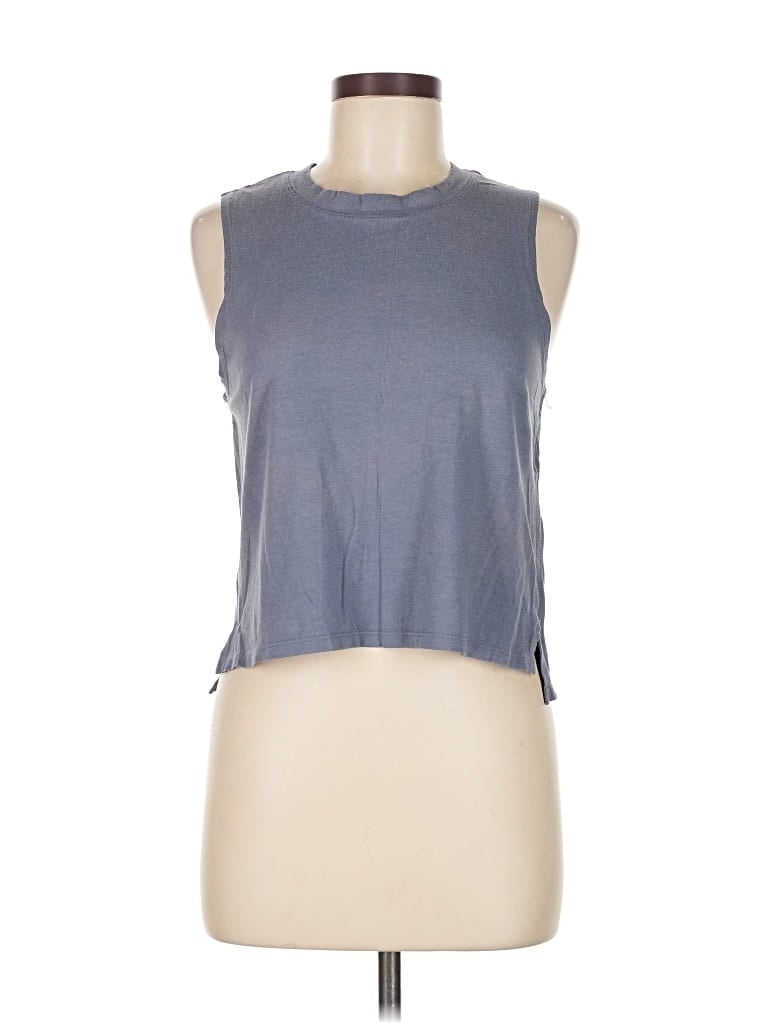 Pre-owned Abercrombie & Fitch Sleeveless T-shirt In Gray