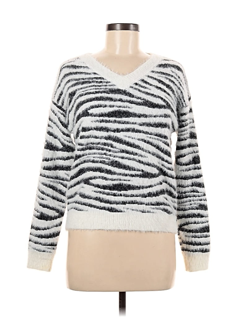 Pre-owned Unbranded Pullover Sweater In Silver