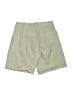FRAME Chevron-herringbone Green Tan Shorts Size 00 - photo 2