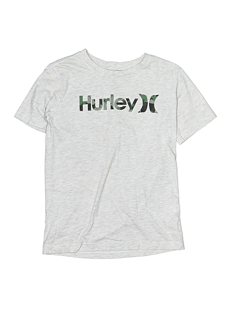 Pre-owned Hurley Kids'  Short Sleeve T-shirt In Gray