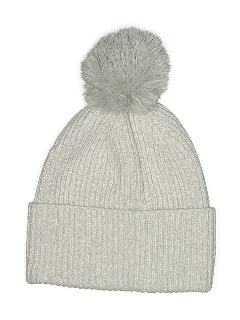 Pre-owned Nine West Beanie Hat In Gray