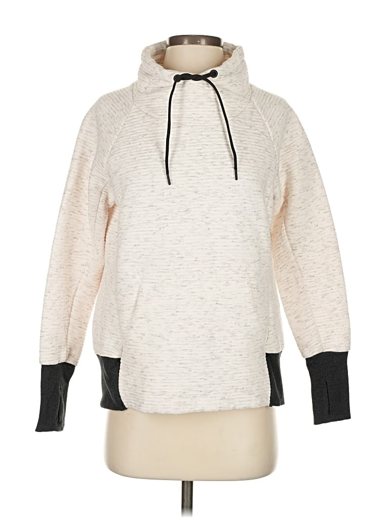 Pre-owned Stoic Pullover Hoodie In White