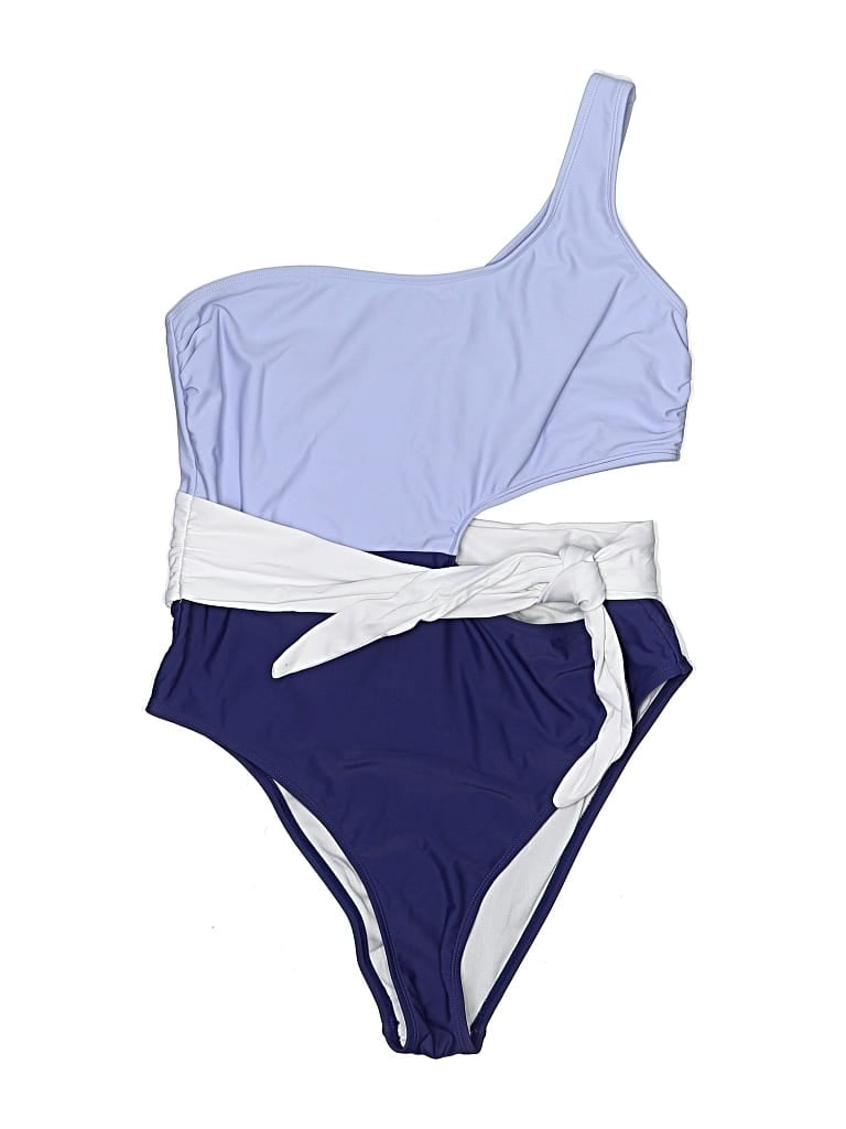 Pre-owned Cupshe One Piece Swimsuit In Purple