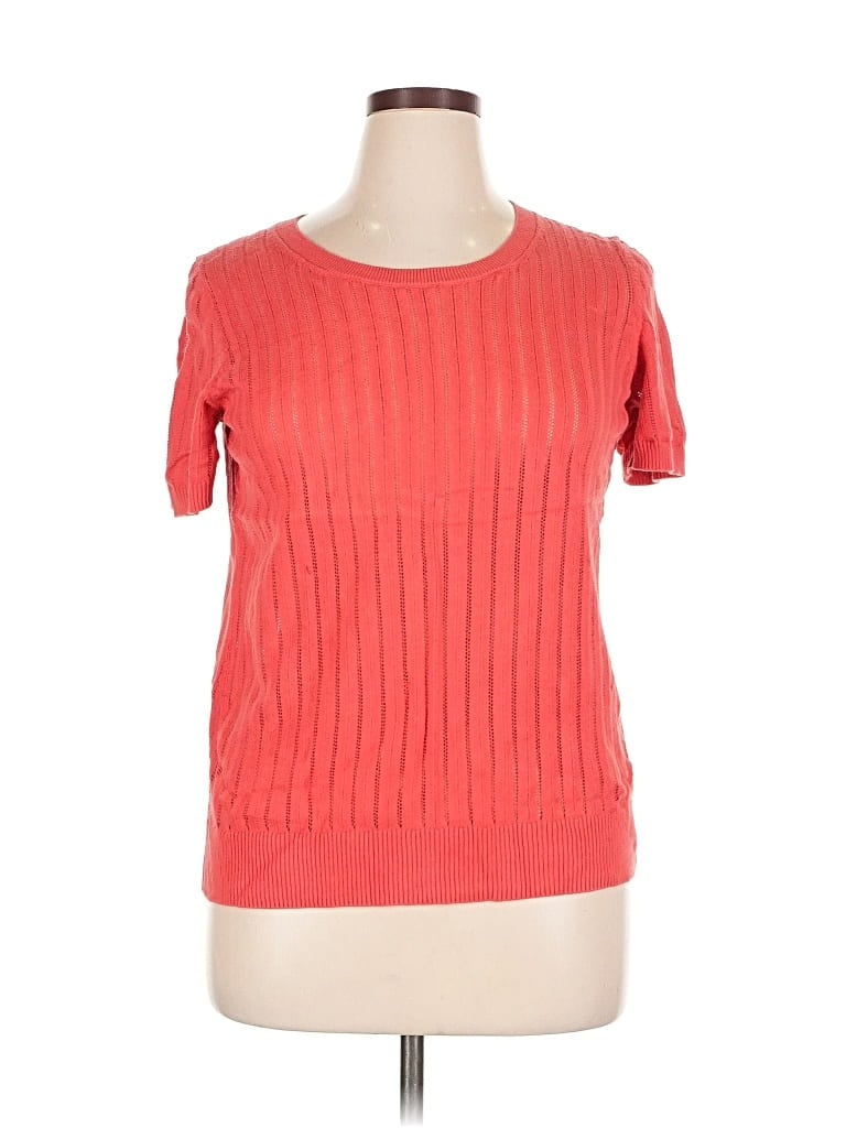 Pre-owned Banana Republic Pullover Sweater In Orange