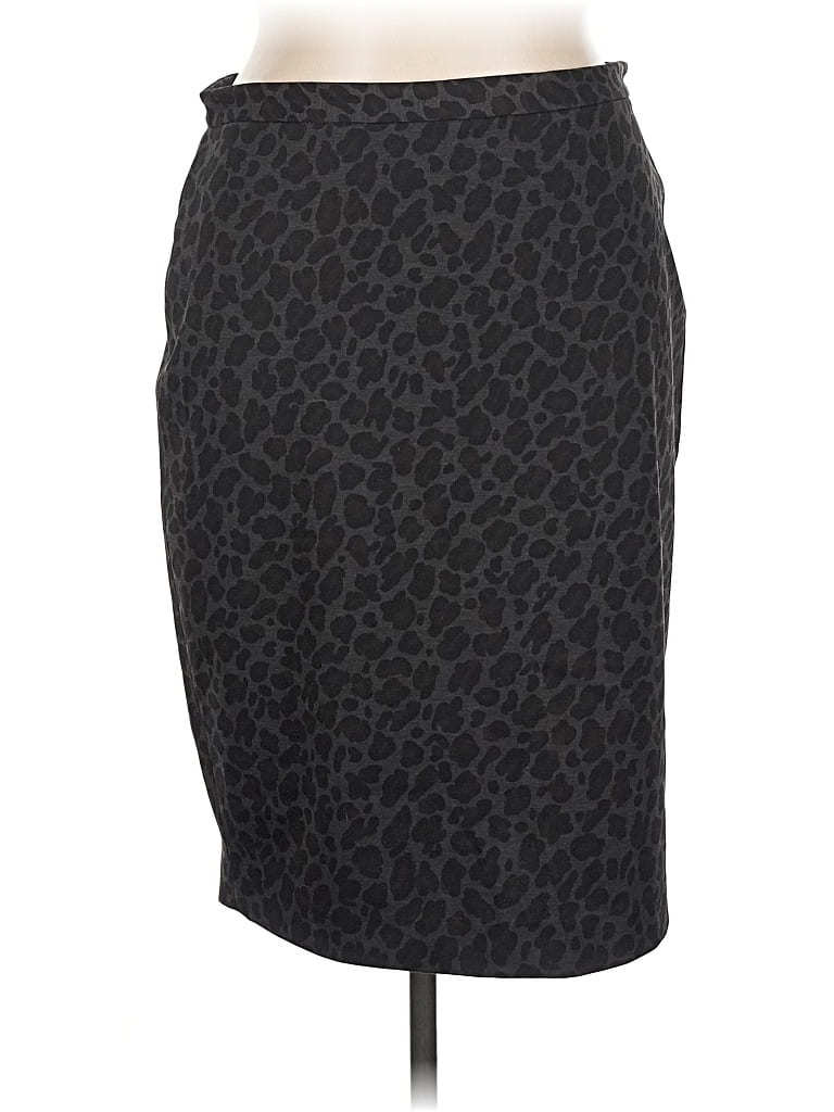 Pre-owned Ann Taylor Formal Skirt In Gray