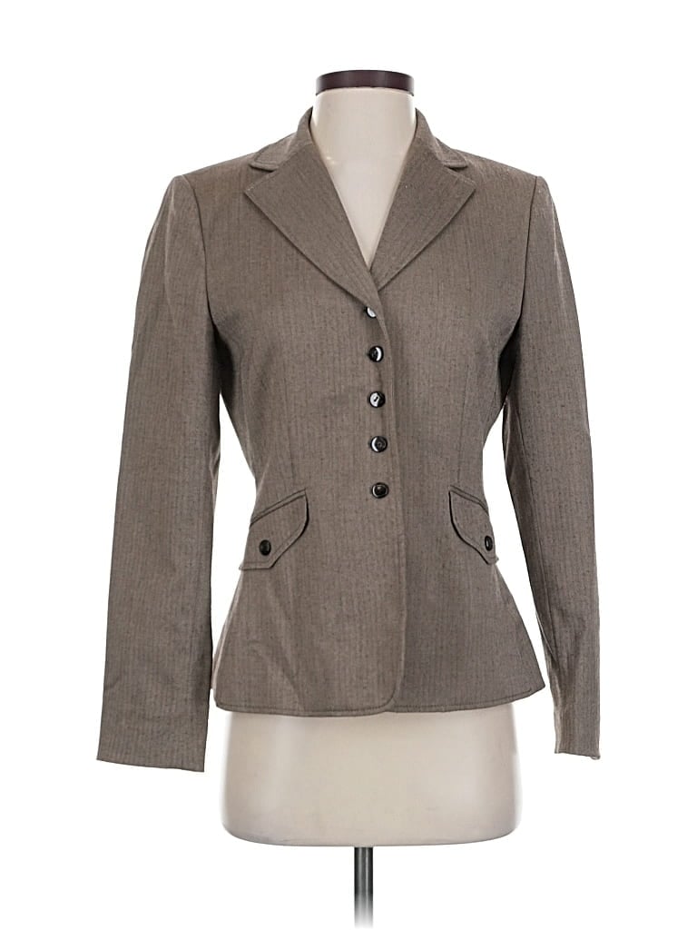 Pre-owned Tahari By Asl Blazer Jacket In Gray