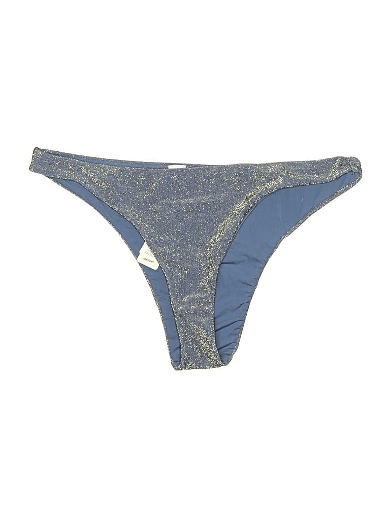 Pre-owned Aerie Swimsuit Bottoms In Blue