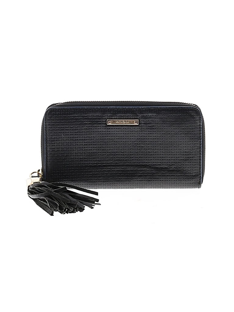 Pre-owned Stella & Dot Leather Wallet In Black