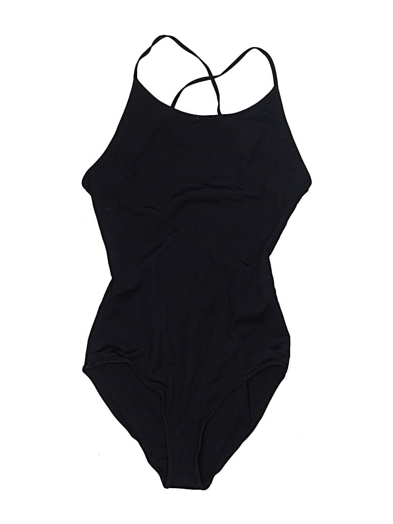 Pre-owned Wilfred One Piece Swimsuit In Black