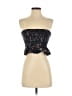 Tularosa 100% Polyester Black Blue Tube Top Size XS - photo 1