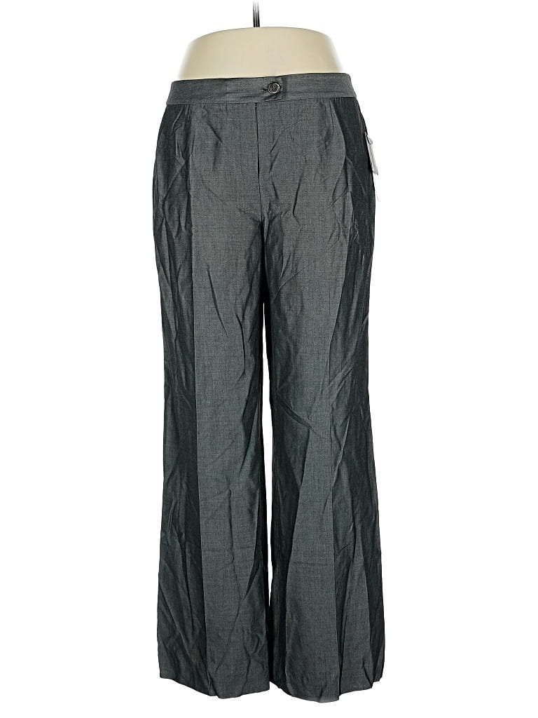 Pre-owned Kate Hill Dress Pants In Gray
