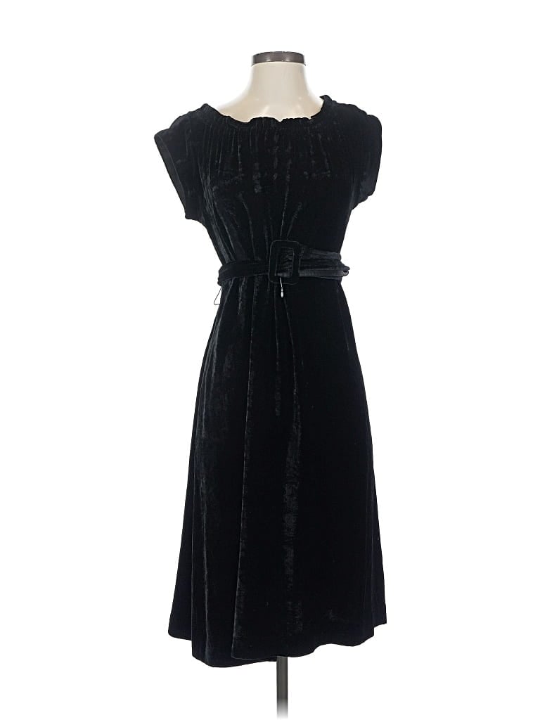 Pre-owned Theory Cocktail Dress In Black