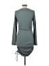 Love Tree Solid Gray Casual Dress Size L - photo 2