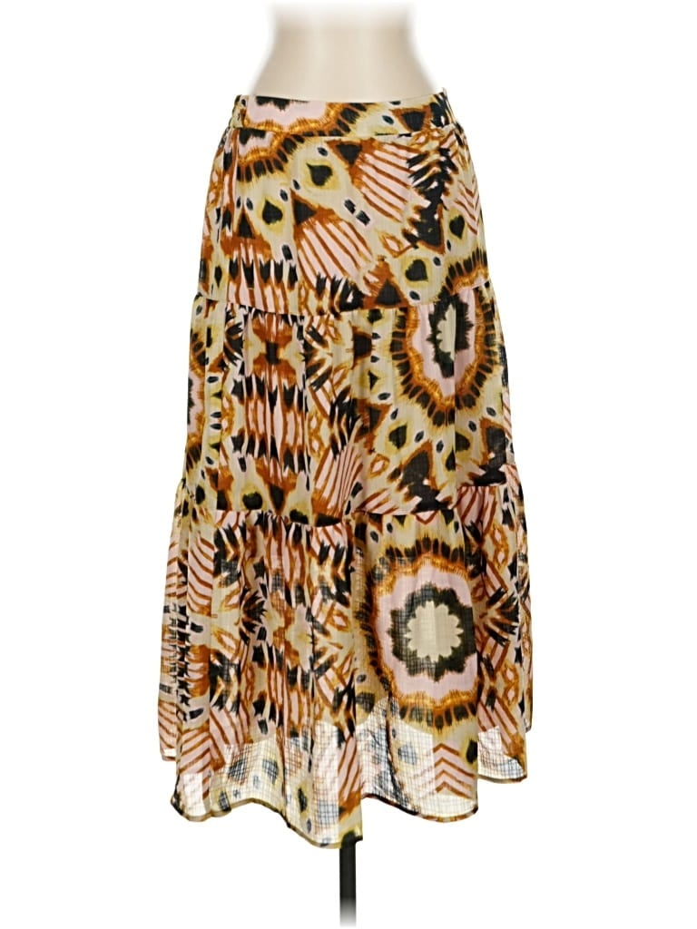 Pre-owned Rachel Zoe Tjx Casual Skirt In Gold