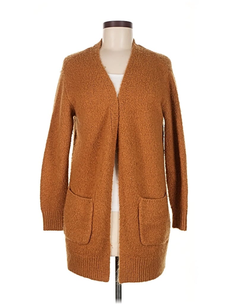 Pre-owned Active Usa Cardigan Sweater In Brown