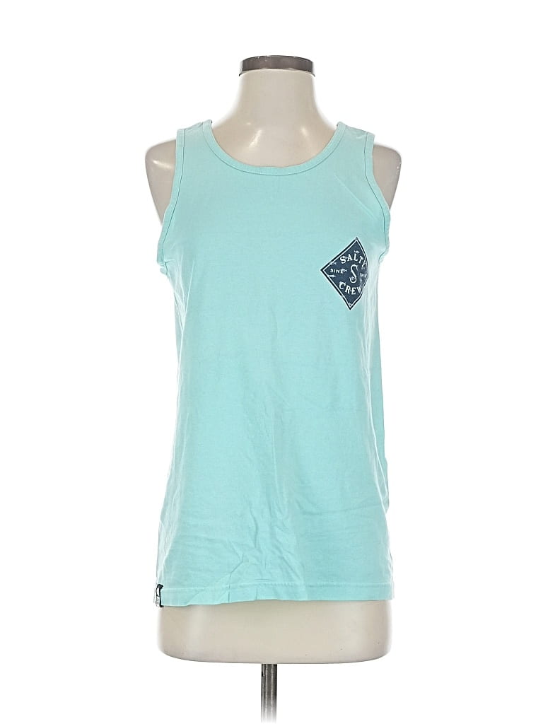 Pre-owned Salty Crew Sleeveless T-shirt In Blue
