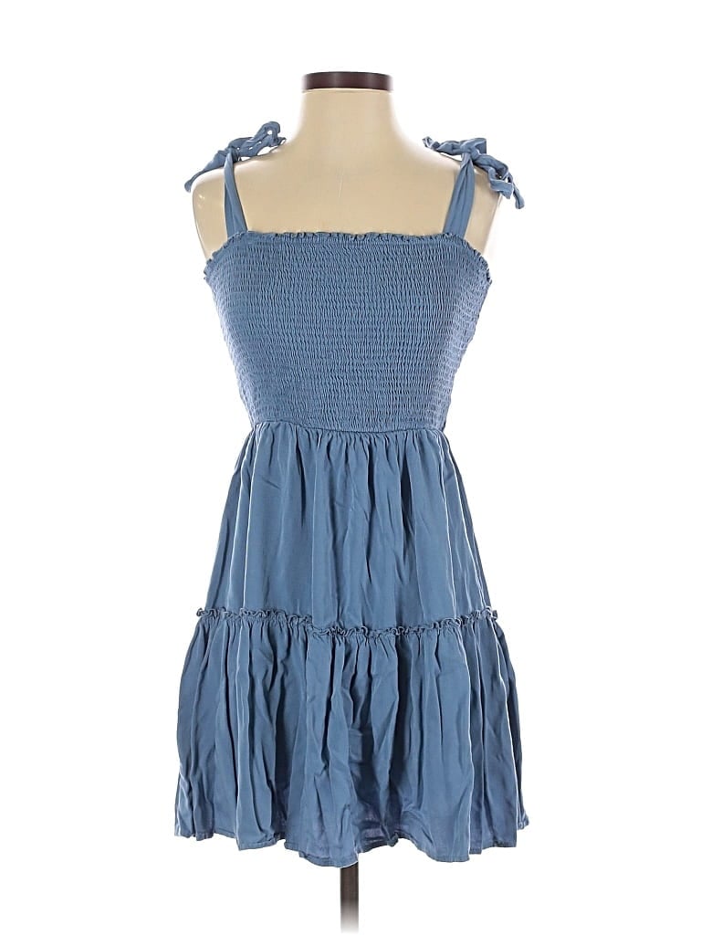 Pre-owned Unbranded Casual Dress In Blue