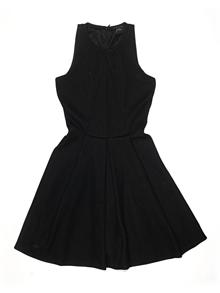Pre-owned Armani Exchange Cocktail Dress In Black