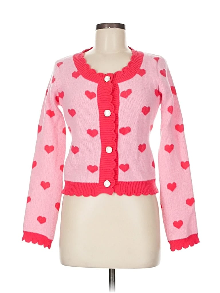 Pre-owned Unbranded Cardigan Sweater In Pink