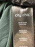 City Chic Solid Black Green Cocktail Dress Size 12 (xxs) - photo 4