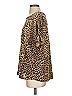 Umgee Animal Print Brown Short Sleeve Blouse Size S - photo 5