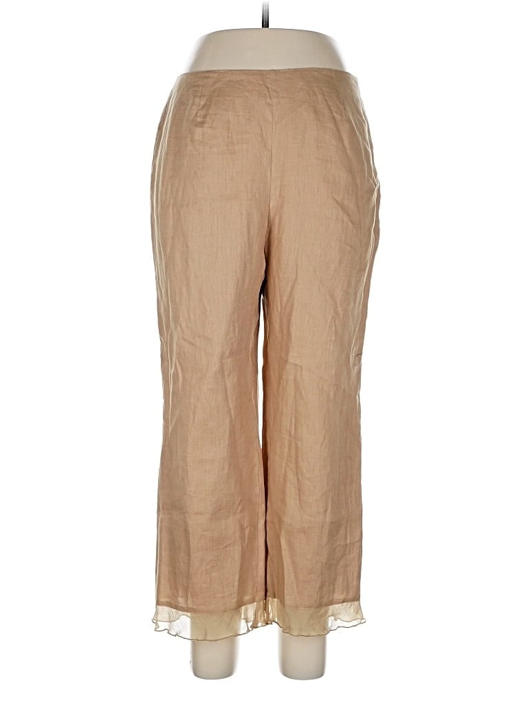 Pre-owned Willi Smith Linen Pants In Brown