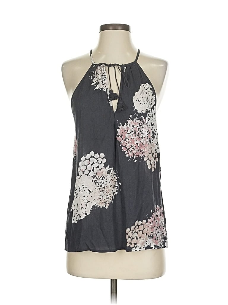 Pre-owned Lovestitch Sleeveless Blouse In Gray