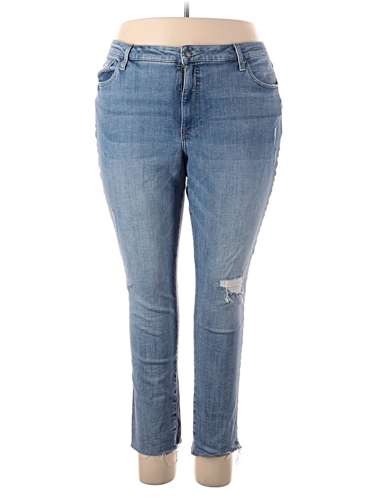 Pre-owned Cosmic Blue Love Jeans In Blue
