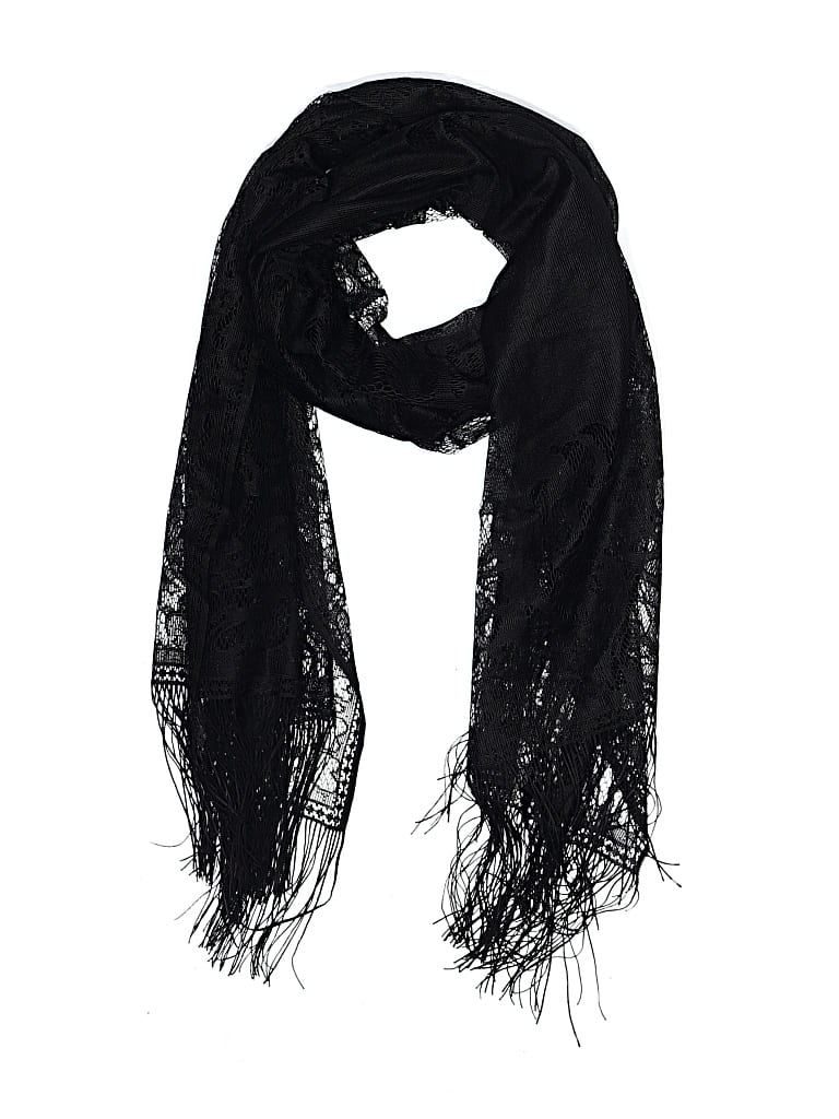 Pre-owned Unbranded Scarf In Black