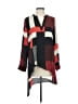 Chico's 100% Polyester Color Block Red 3/4 Sleeve Blouse Size Sm (0) - photo 1