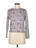 Printemps Floral Gray Pullover Sweater Size M - photo 1