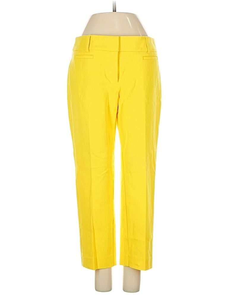 Pre-owned Ann Taylor Loft Dress Pants In Yellow