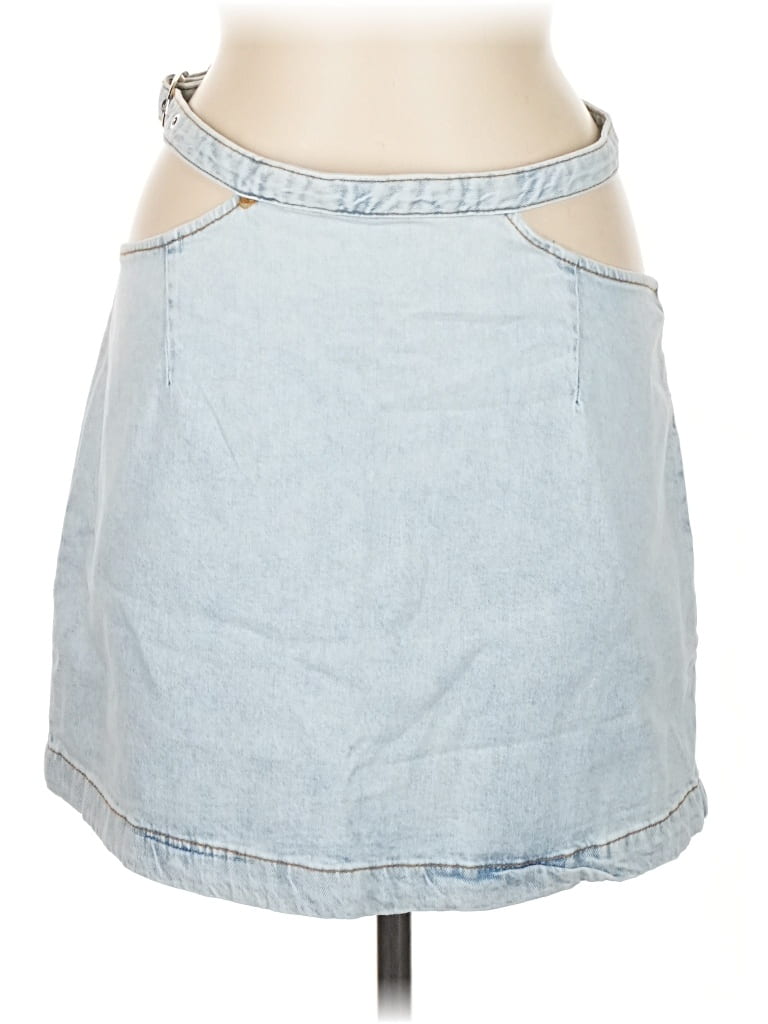 Pre-owned Weworewhat Denim Skirt In Blue